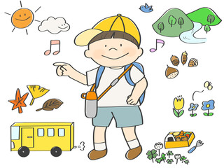 遠足　男の子