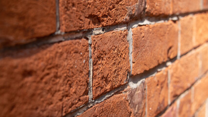 The Old red brick wall