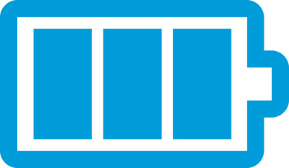 電池残量のシンプルなイラストアイコン