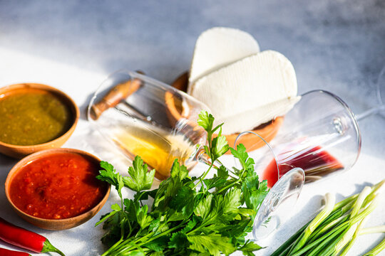 Georgian cuisine concept