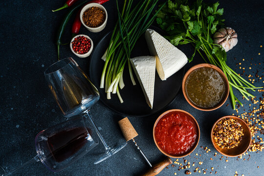 Georgian cuisine concept