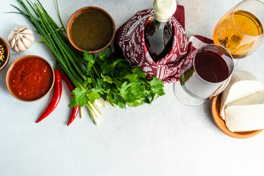 Georgian cuisine concept