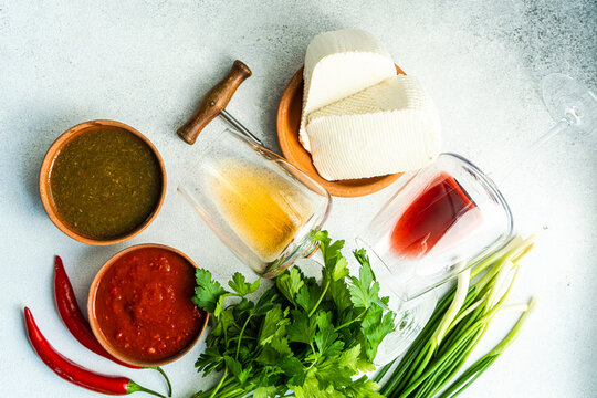 Georgian cuisine concept