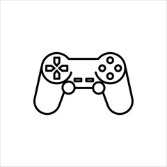 gamepad icon isolated on white background.