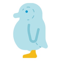 baby penguin flat icon