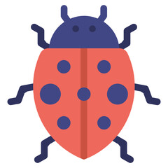 ladybug flat icon