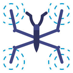 water strider bug flat icon