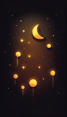 moon and stars,background with stars,moon in the night,starry night sky,night sky with stars and moon