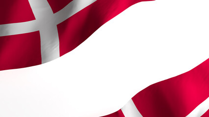 national flag background image,wind blowing flags,3d rendering,Flag of Denmark