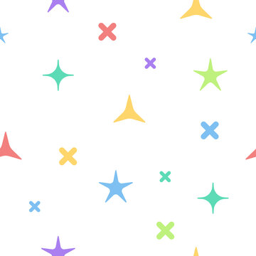 colorful star pattern background

