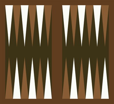 Backgammon Board Template Printable Vector