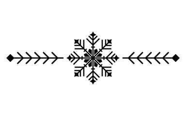 art snowflake divider
