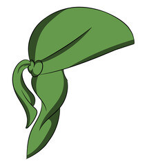 Green Durag Style Gangster Hip hop Head Wear