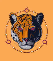 Jaguar Logo Vector. Animal design template