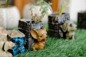 easter bunny with easter eggs