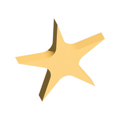 3d star shape element
