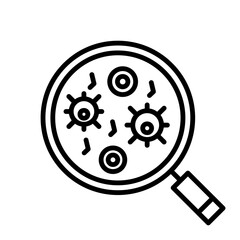 Obraz premium Bacterium Icon Design
