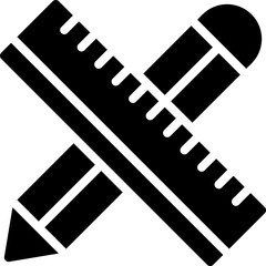 pencil ruler icon