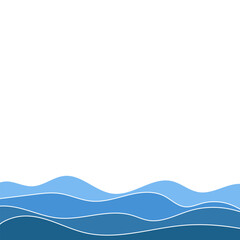 Sea Waves Footer