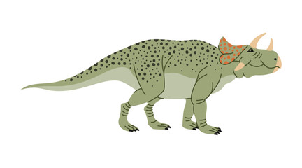Spinosaurus dino with tall neural spines growing on back isolated cartoon comic animal. Vector vertebrae of Spinosaurus, spine lizard, cartoon orange theropod dinosaur. Animal of prehistoric period
