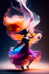 Dancing in color.
Generative AI
