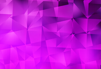 Light Purple vector low poly background.