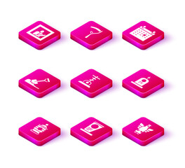 Set Funeral urn, Grave with tombstone, Shovel in the ground, cross, Christmas angel, Calendar death and Scythe icon. Vector