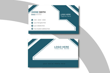 Creative and clean modern business card template.