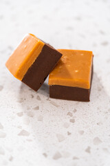 Caramel fudge