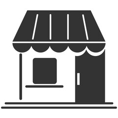shop icon, store booth, sale shop