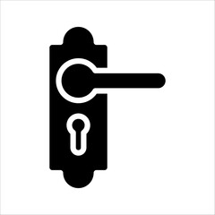 door locker icon. door locker vector illustration on white background