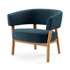 Obraz na płótnie Canvas 3d rendering modern sofa chair model isolated on white background