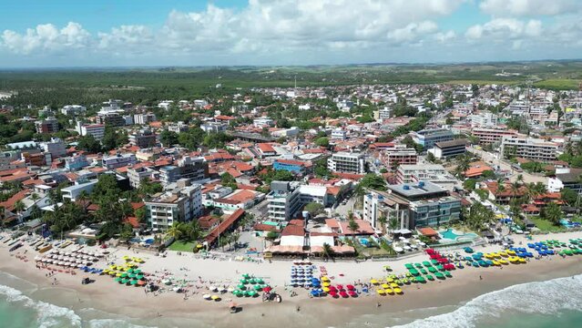 Praia de Porto de Galinhas em Pernambuco em Ipojuca