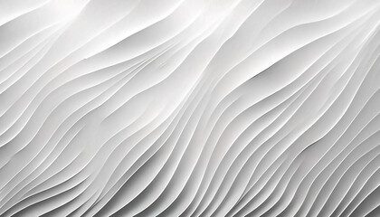 Abstract white background - Clean and Elegant White Abstract Background with Soft Curves - ai generated
