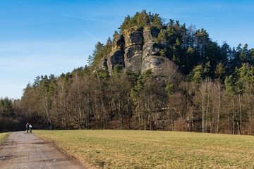 Der Rauenstein in der Sächsischen Schweiz 1