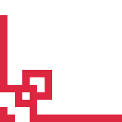 Corner Line Lunar Pattern 