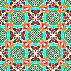 
Seamless vector background with repeat pattern.Abstract ethnic rug ornamental seamless pattern.Perfect for fashion, textile design, cute themed fabric, on wall paper, wrapping paper and home decor.