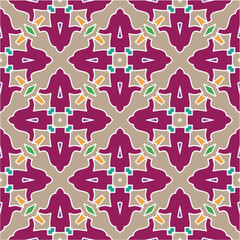 
Seamless vector background with repeat pattern.Abstract ethnic rug ornamental seamless pattern.Perfect for fashion, textile design, cute themed fabric, on wall paper, wrapping paper and home decor.