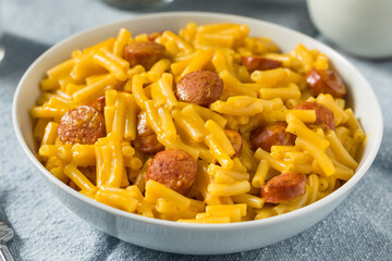 Hot Dog Macaroni and Cheese