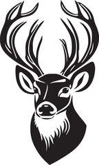 Deer head logo, deer head icon, SVG Vector illustration