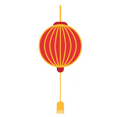 Chinese Lantern Red Gold