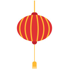 Chinese Lantern Red Gold