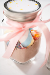 Unicorn hot chocolate mix