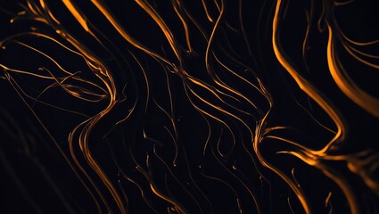 Abstract Liquid Neon Lines Background