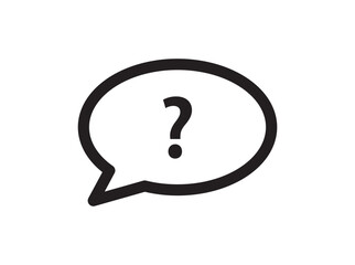 help and ask icon with question mark icon