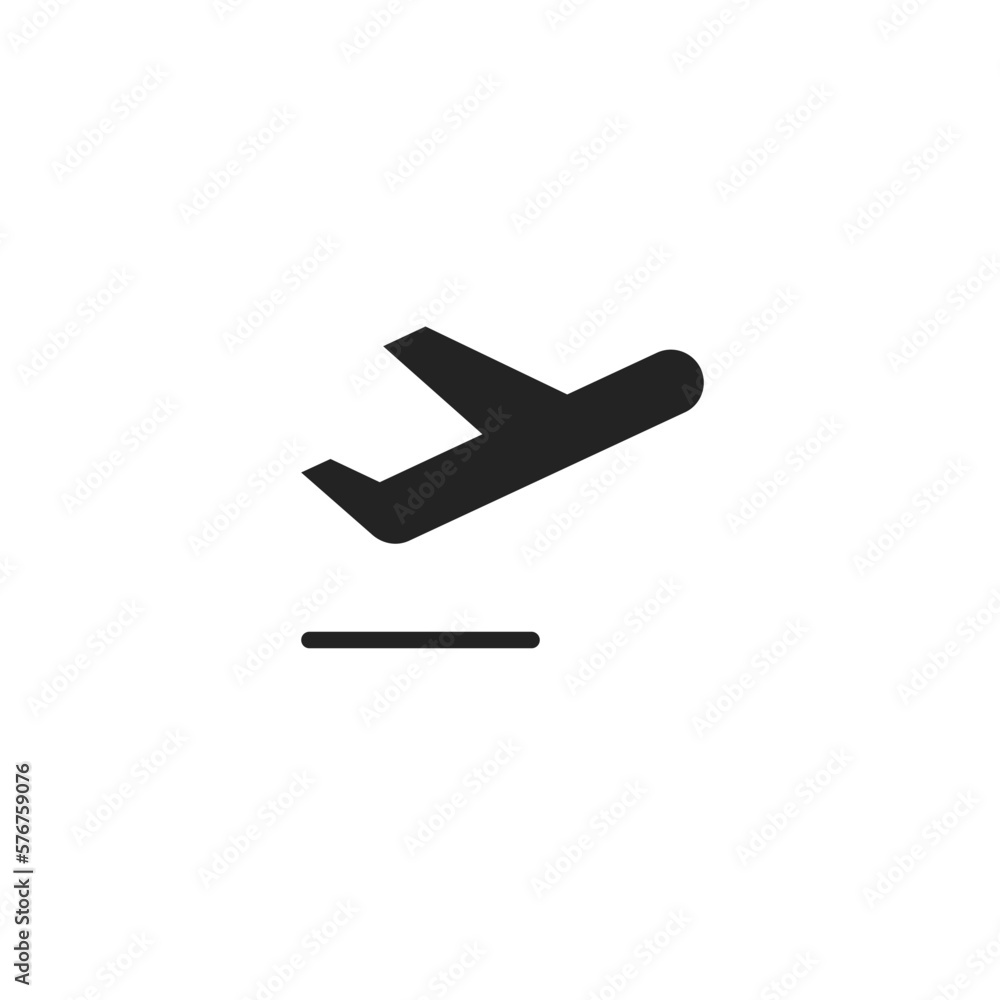 Poster Departure - Pictogram (icon) 