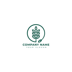 Nature logo vector design template