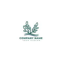 Nature logo vector design template