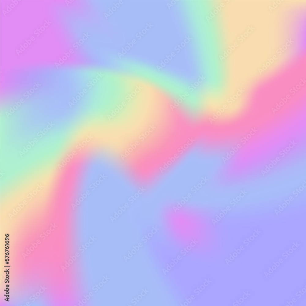 Aufkleber 00s mesh holo lilac gradient background in soft pastel colors. copy space for text. abstract fluid b