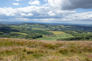 Fototapeta na wymiar Malvern hills scenery in the UK.